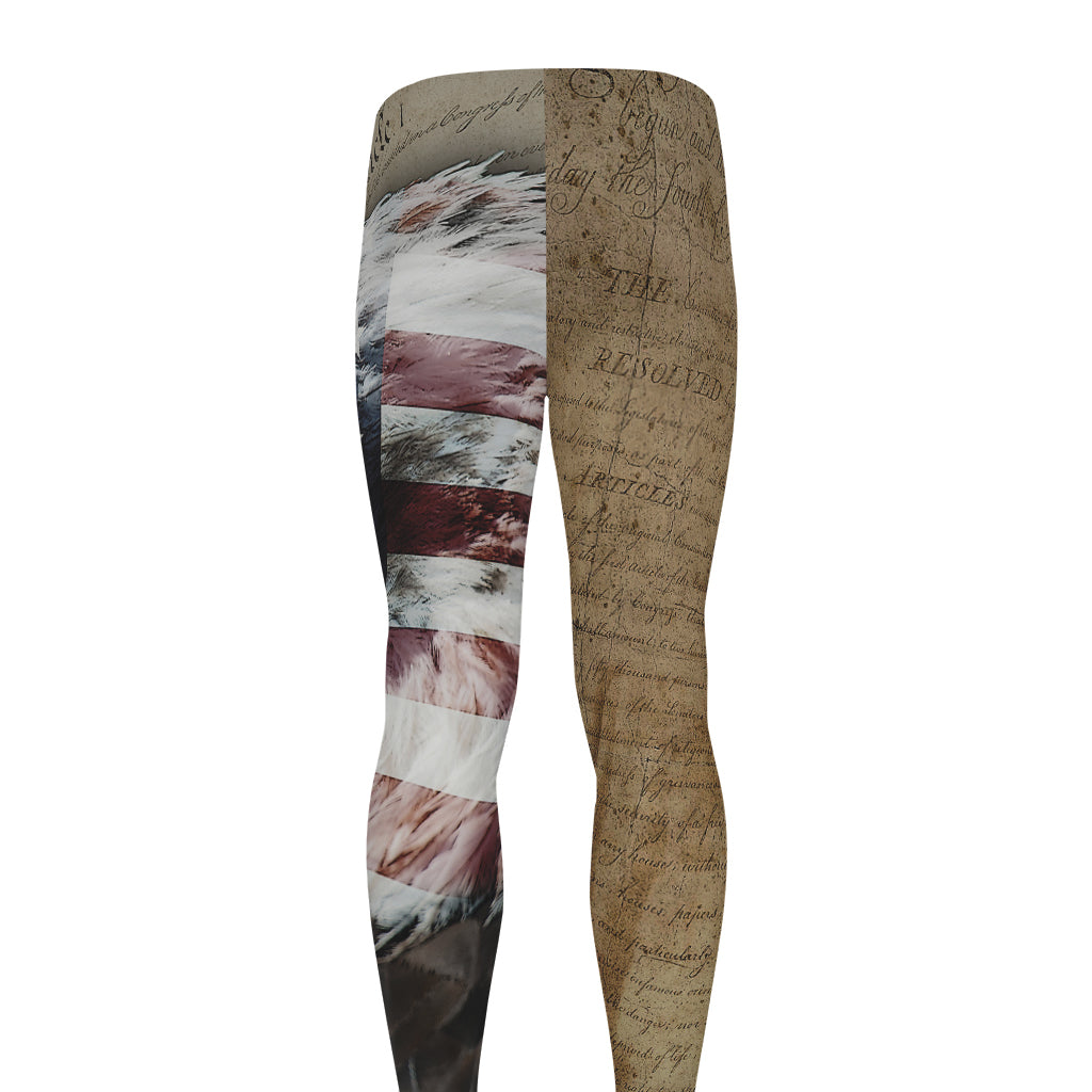 American Land Of Liberty Print Men's leggings