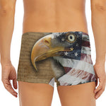 American Land Of Liberty Print Men's Short Boxer Briefs