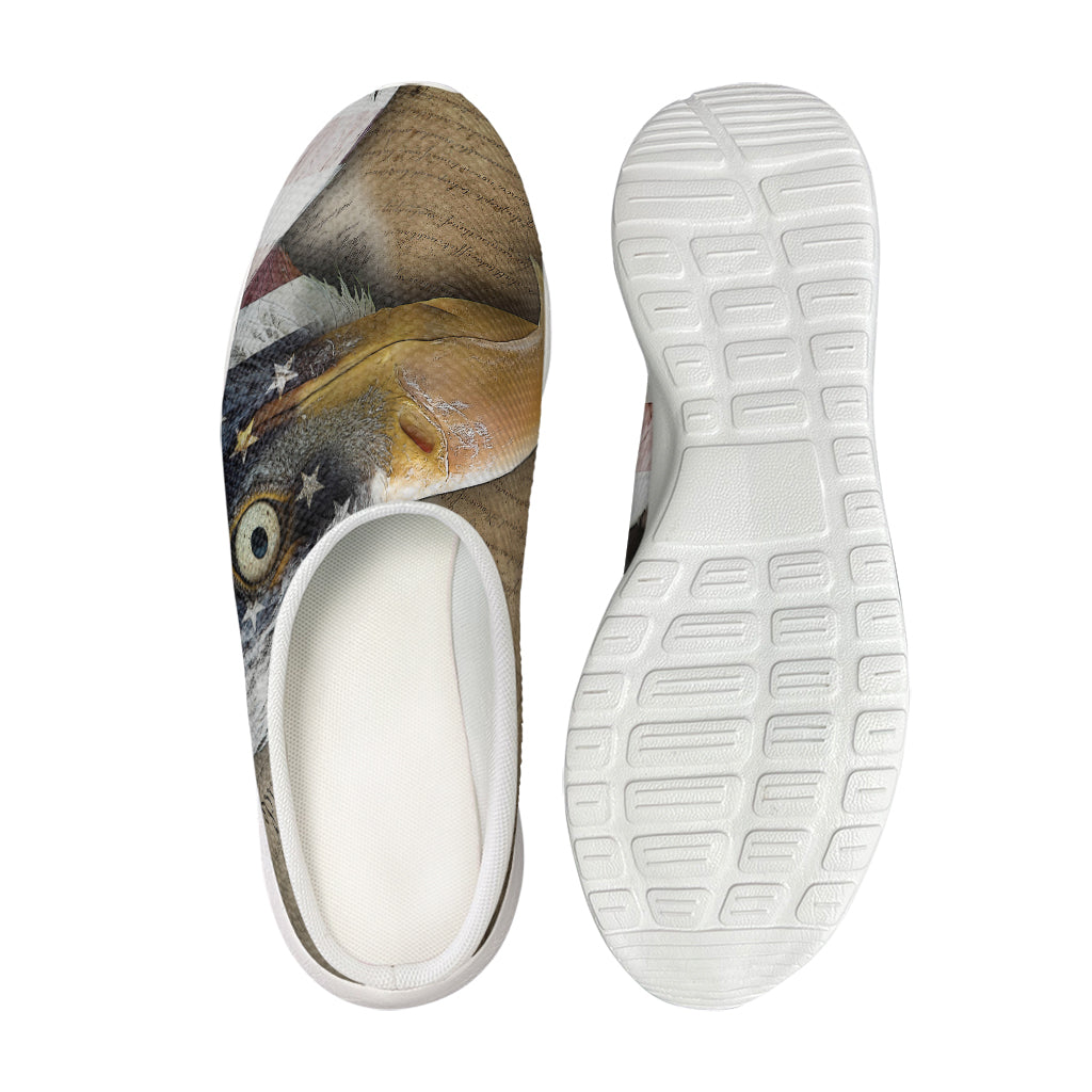 American Land Of Liberty Print Mesh Casual Shoes