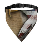 American Land Of Liberty Print Over The Collar Dog Bandana