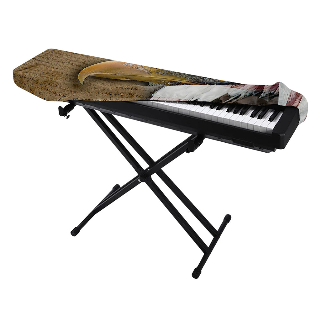 American Land Of Liberty Print Piano Keyboard Cover