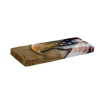 American Land Of Liberty Print Piano Keyboard Cover