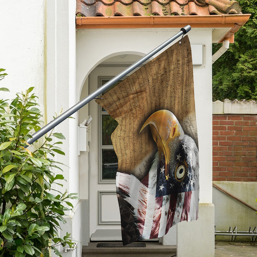 American Land Of Liberty Print Polyester Flag