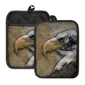 American Land Of Liberty Print Pot Holders With Pocket