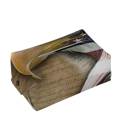 American Land Of Liberty Print Rectangle Tissue Box Cover