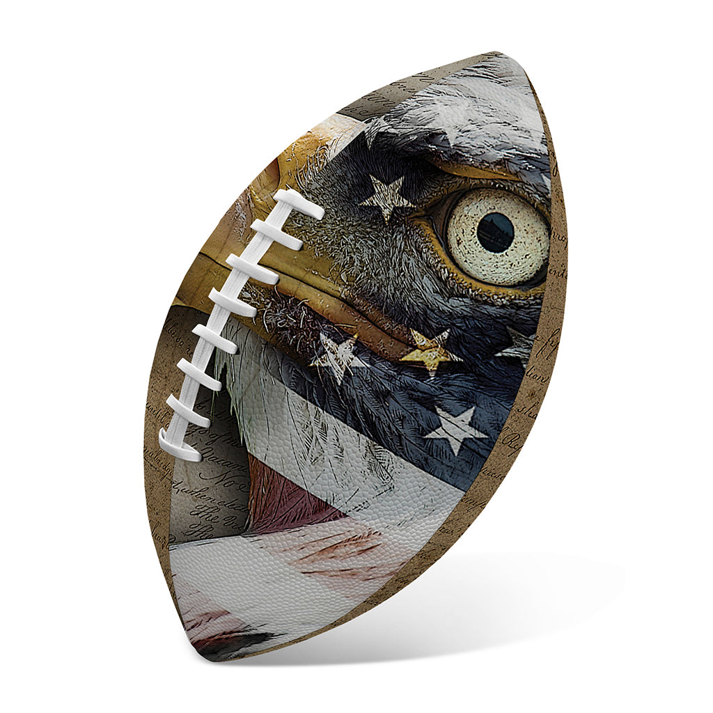 American Land Of Liberty Print Rugby Ball