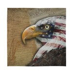 American Land Of Liberty Print Silk Bandana