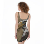 American Land Of Liberty Print Sleeveless Bodycon Dress