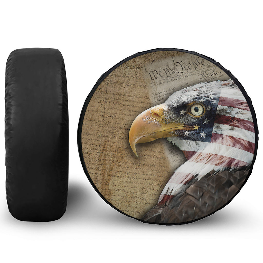 American Land Of Liberty Print Tire Cover