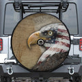 American Land Of Liberty Print Tire Cover With Camera Hole