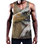 American Land Of Liberty Print Training Tank Top