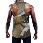 American Land Of Liberty Print Training Tank Top