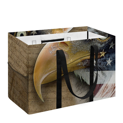 American Land Of Liberty Print Utility Tote Bag