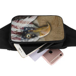American Land Of Liberty Print Waist Bag