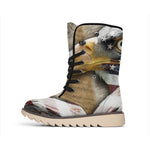 American Land Of Liberty Print Winter Boots