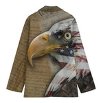 American Land Of Liberty Print Women's Blazer