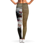 American Land Of Liberty Print Women's Leggings