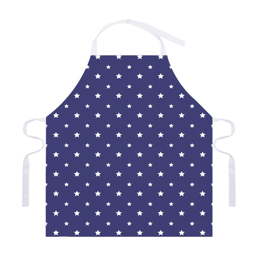 American Little Star Pattern Print Adjustable Apron