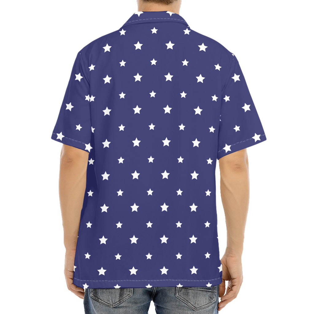 American Little Star Pattern Print Aloha Shirt