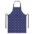 American Little Star Pattern Print Bib Apron With Pocket