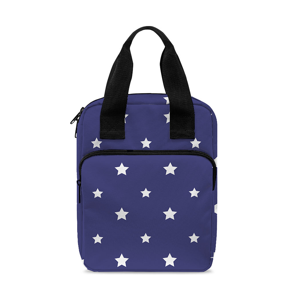 American Little Star Pattern Print Bible Tote Bag