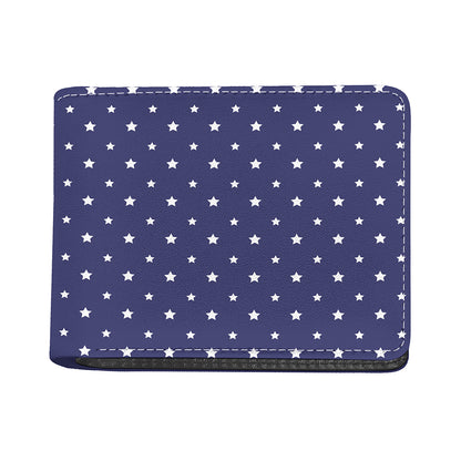 American Little Star Pattern Print Bifold Wallet