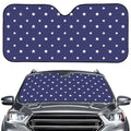 American Little Star Pattern Print Car Windshield Sun Shade
