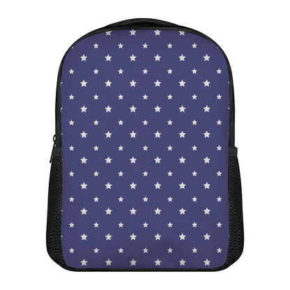American Little Star Pattern Print Casual Backpack