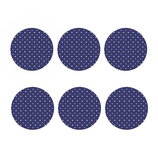 American Little Star Pattern Print Coaster Set