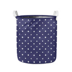 American Little Star Pattern Print Collapsible Laundry Basket