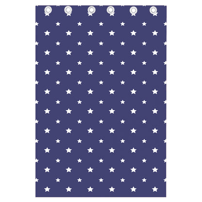 American Little Star Pattern Print Curtain
