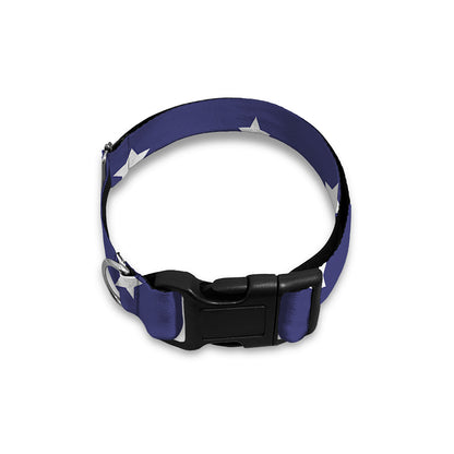 American Little Star Pattern Print Dog Collar
