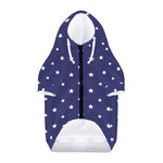 American Little Star Pattern Print Dog Zip Up Hoodie