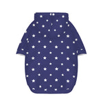 American Little Star Pattern Print Dog Zip Up Hoodie