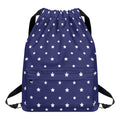 American Little Star Pattern Print Drawstring Backpack