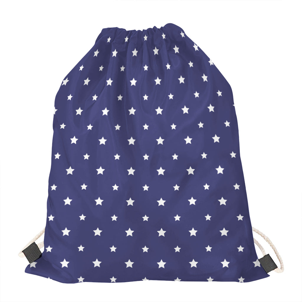 American Little Star Pattern Print Drawstring Bag
