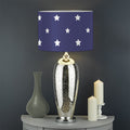 American Little Star Pattern Print Drum Lamp Shade