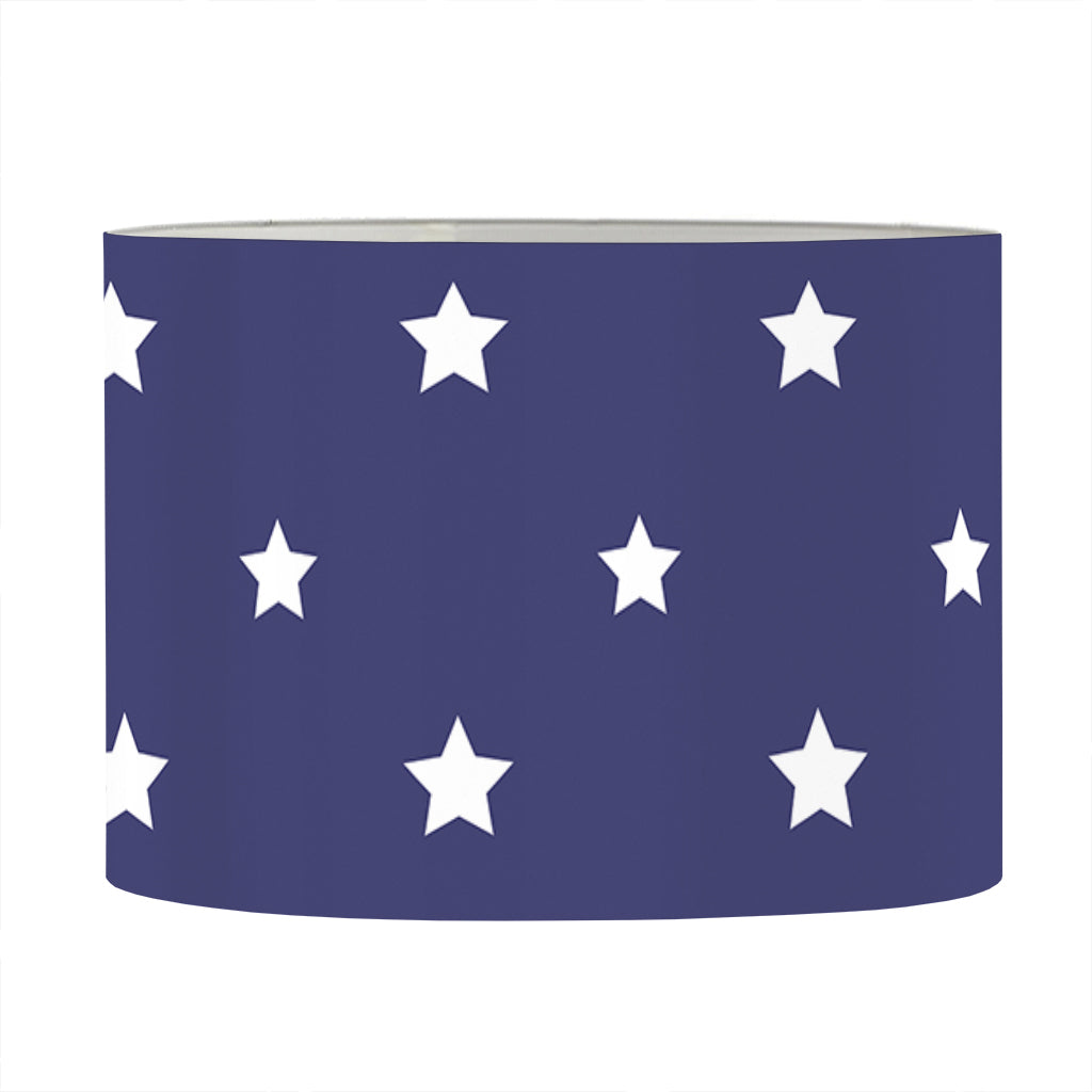 American Little Star Pattern Print Drum Lamp Shade