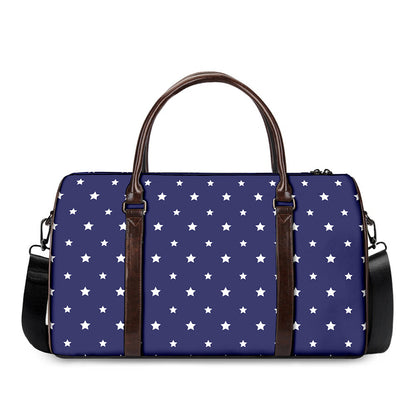 American Little Star Pattern Print Duffle Bag
