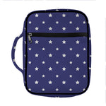 American Little Star Pattern Print Front Pocket Bible Bag