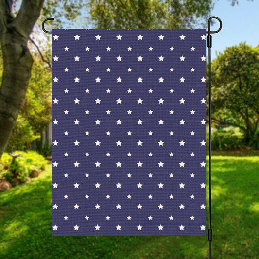 American Little Star Pattern Print Garden Flag