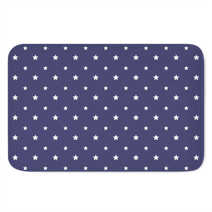 American Little Star Pattern Print Indoor Door Mat