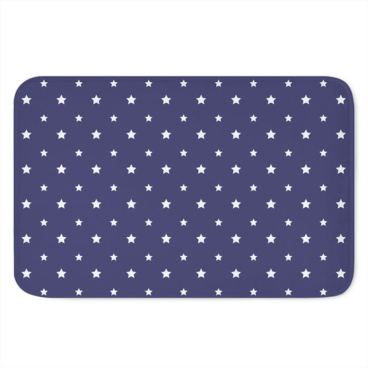 American Little Star Pattern Print Indoor Door Mat
