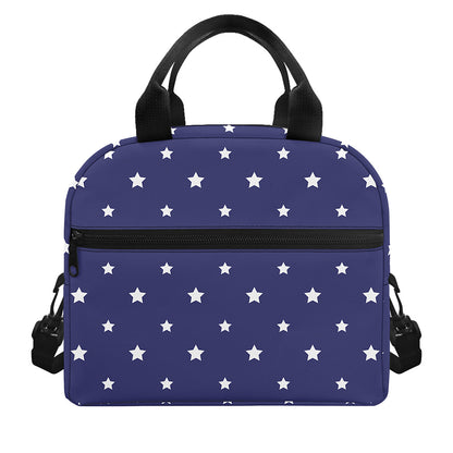 American Little Star Pattern Print Insulated Lunch Bag