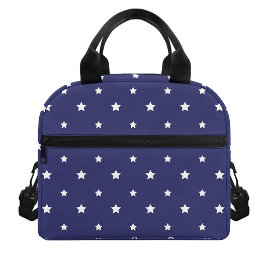 American Little Star Pattern Print Insulated Lunch Bag
