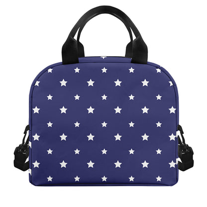 American Little Star Pattern Print Insulated Lunch Bag