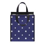American Little Star Pattern Print Insulated Lunch Tote