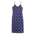 American Little Star Pattern Print Jersey Midi Cami Dress