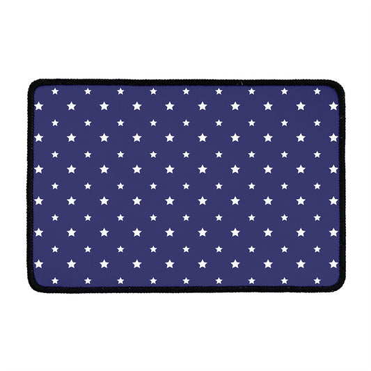 American Little Star Pattern Print Kitchen Mat
