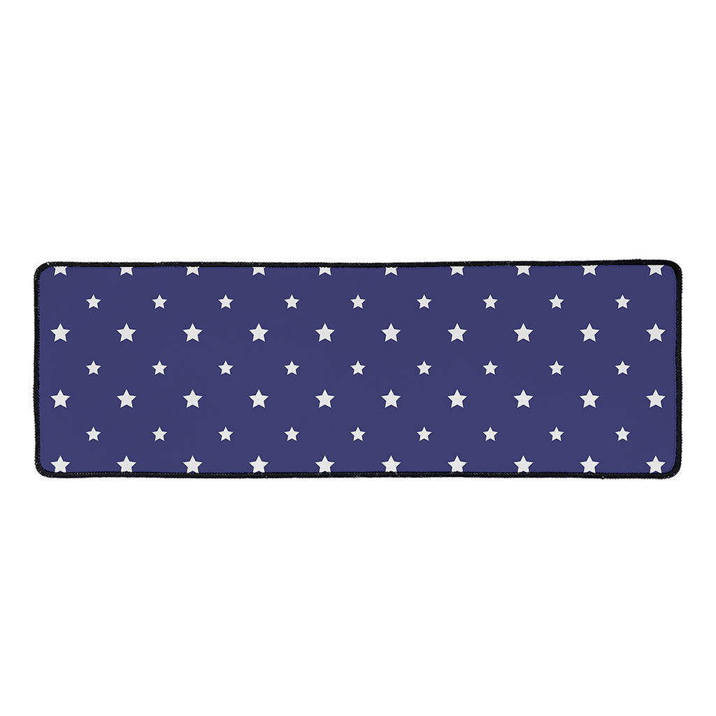 American Little Star Pattern Print Long Kitchen Mat